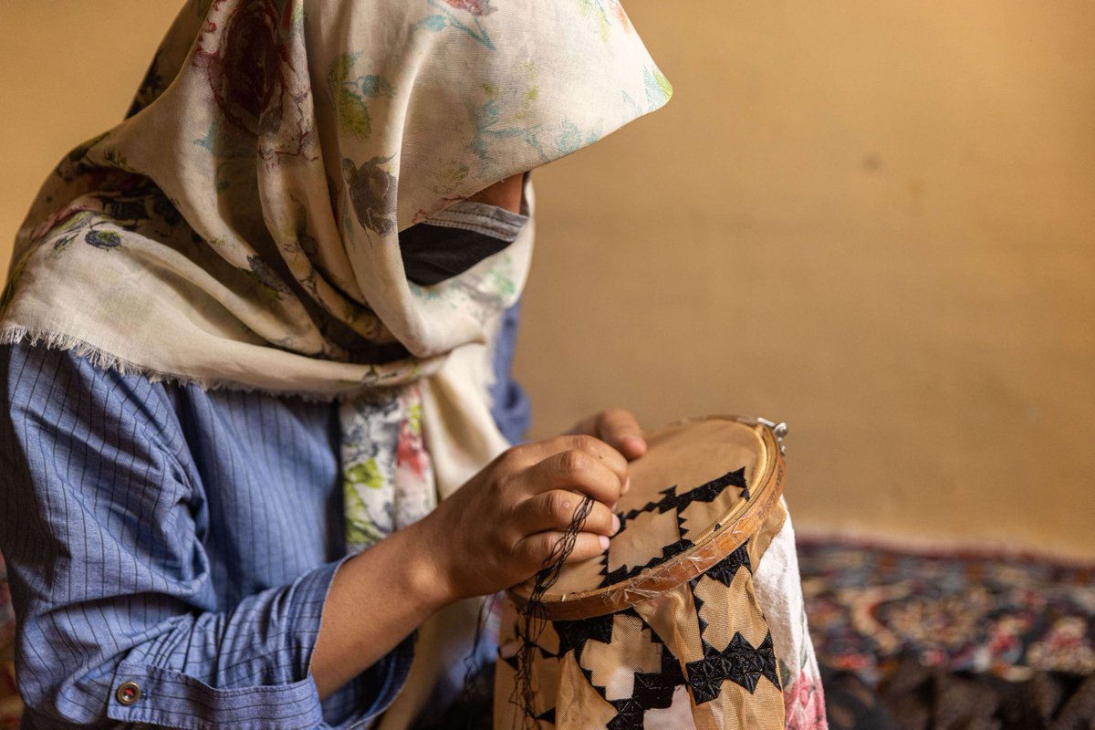 Despite facing systematic exclusion, Afghan women are standing strong and resisting in many ways: leading home-based businesses, running civil society organizations  & advocating for their rights.

Listen to Afghan women and girls.
Share their voices.  
unwo.men/khsO50RgNcT