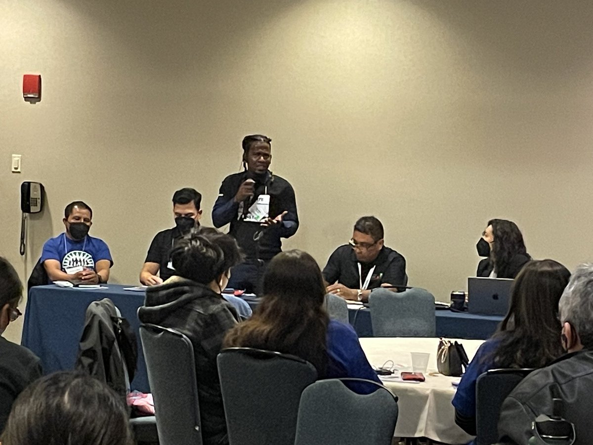 Javier testifies about how emergency recovery workers face brutal conditions, threats of violence, expired food, and @OSHA_DOL often suspends enforcement #LaborNotes2024