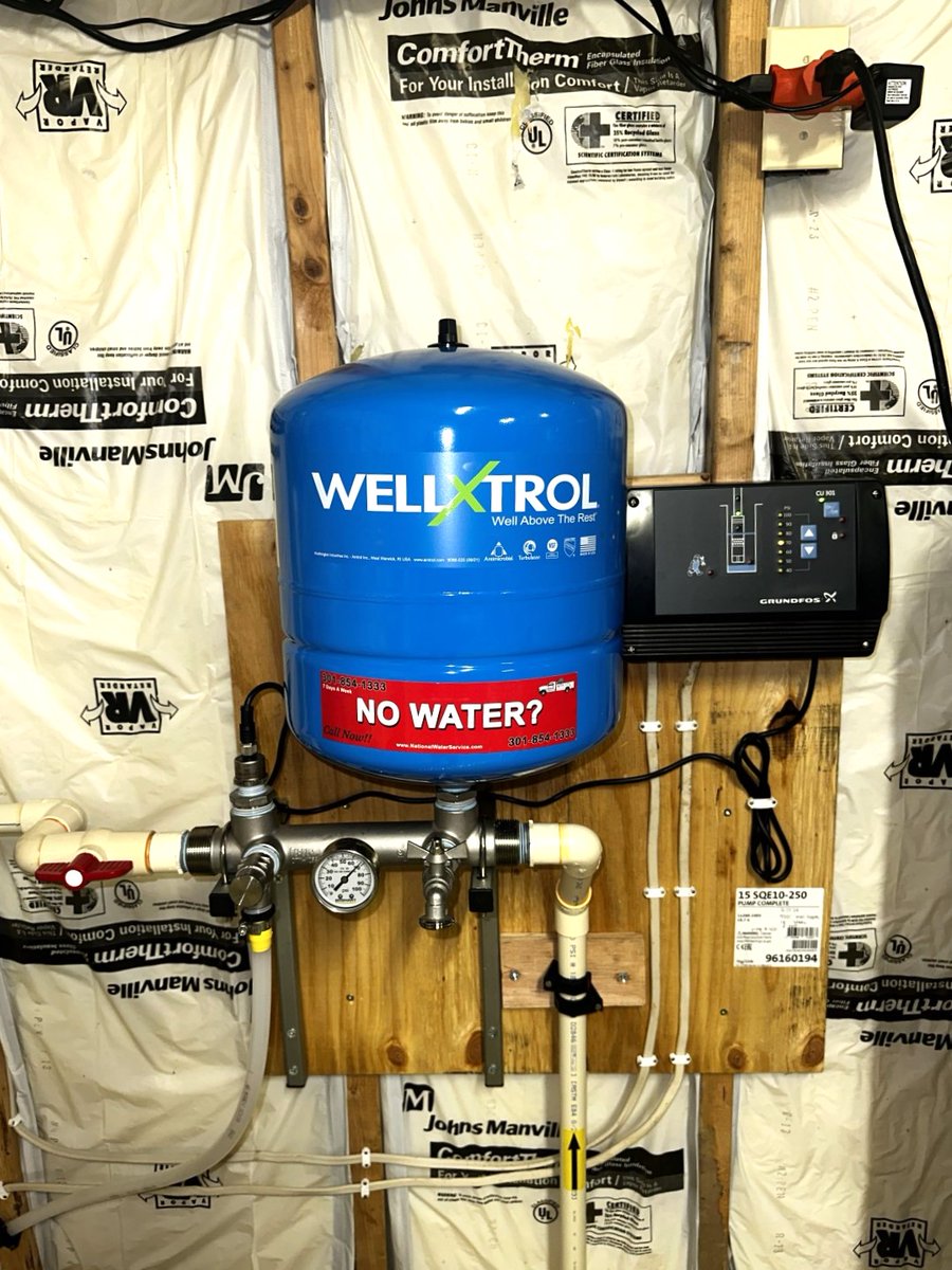 N_W_S_C's tweet photo. #WaterTreatment Installs! Solution Feeders for #acidicwater & corrosion, Sediment Filters, Pro-Glass Tanks for heavy #sediment & iron, Constant Pressure #WellPump System, UV Lights for #Bacteria & more!
When was the last time you had your #drinkingwater tested?
#cleanwater https://t.co/lC0qzxwvdD