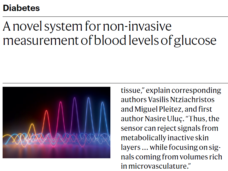 AOP #ResearchHighlight: non-invasive measurements of blood glucose levels by time-gating mid-infrared optoacoustic signals (£) go.nature.com/3Qbxb3s