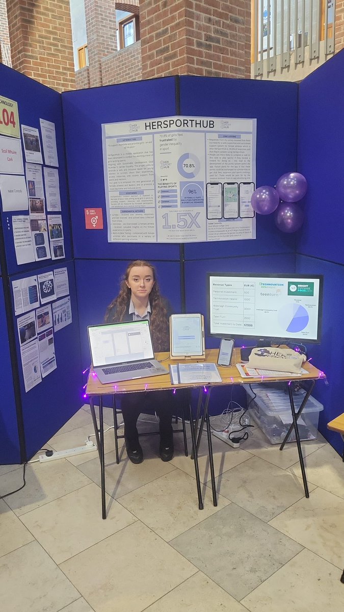 So proud of @IMaelucy who is runner up Best Project at SciFest @MTU_ie today #womeninstem @NormaWelchMTU_  @SciFest