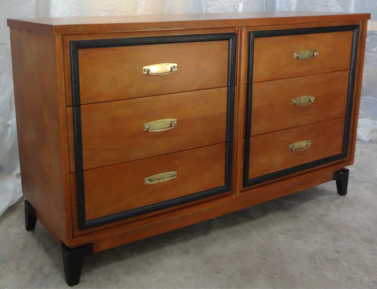 We offer furniture refinishing and custom pieces in traditional stains or custom stains for a one of a kind look! #customfurniture #furniturerefinishing #furniture