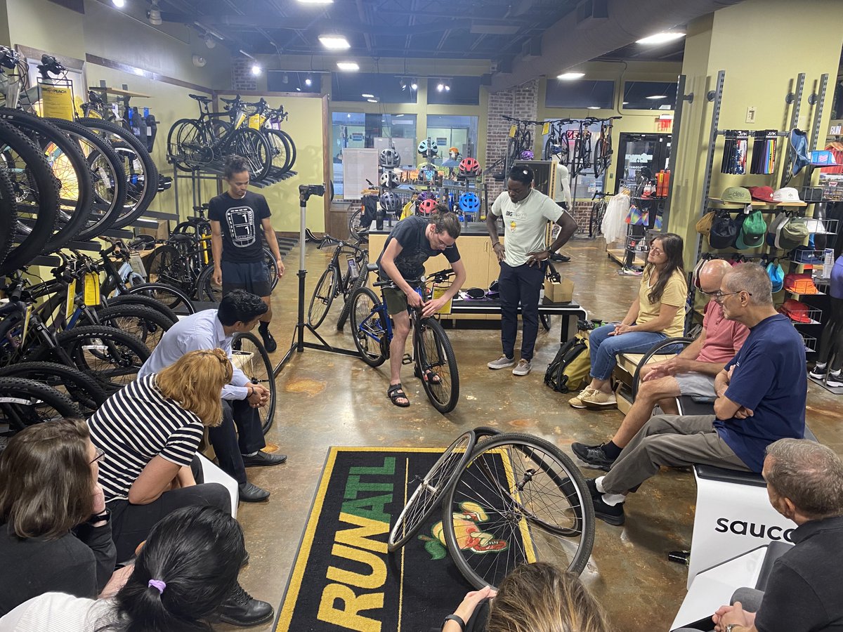 Want to get back out on your bike in this beautiful weather? 🚲☀️ Join Big Peach for their monthly Fix-It Class on Wednesday, April 24 from 6-7:30pm at the Midtown location. Reserve your spot here: bit.ly/4aRKgqE