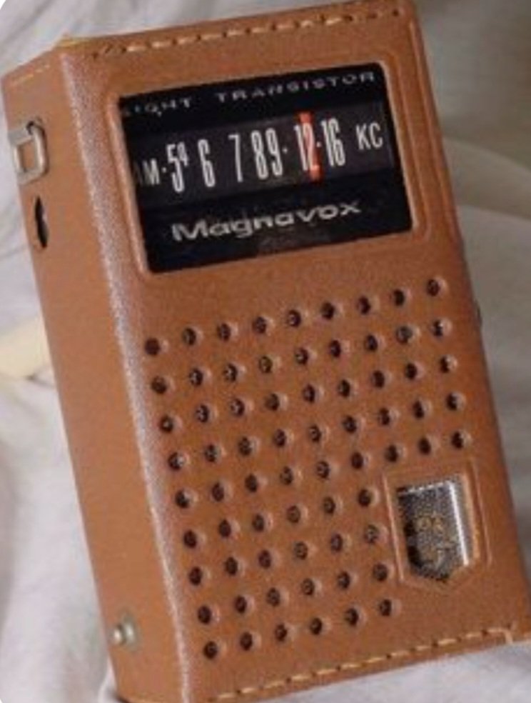 Did you have a pocket radio with a leather case listening to Radio Luxembourg in bed a transistor radio