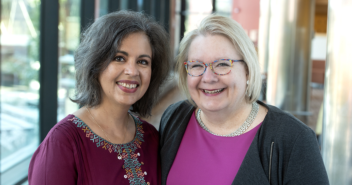 The Board of Trustees of @MinnStateEdu has recognized #MplsCollege faculty Hope Doerner and Kendra-Ann Seenandan-Sookdeo as Educators of the Year. Congratulations to our outstanding faculty! Read more about this prestigious award. minneapolis.edu/news/two-minne…