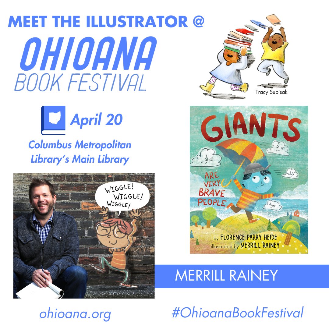 Join me, Bigelow, James The Dinosaur and 120+ authors and illustrators at the <a href="/Ohioana/">Ohioana Library</a>  Book Festival tomorrow April 20th! I will be signing books and chatting with visitors 
More details and schedule at -&gt; ohioana.org/programs/ohioa…

#OhioanaBookFestival #BookEvent
<a href="/HolidayHouseBks/">Holiday House Publishing, Inc.</a>