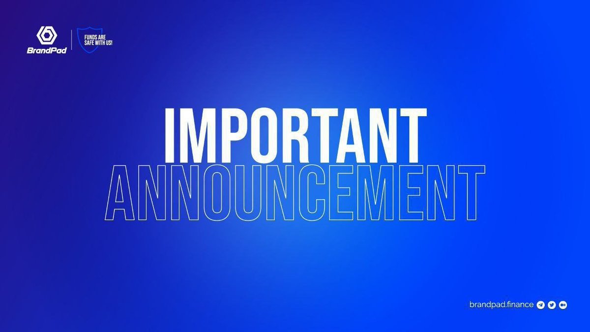 Dear BrandPad Community 📣

Regrettably, due to unresolved issues regarding fund transfers with the Amarna team, we've made the decision to terminate our partnership.

To be transparent, we feel it's important to clarify that we terminate our agreement due to non-payment of the