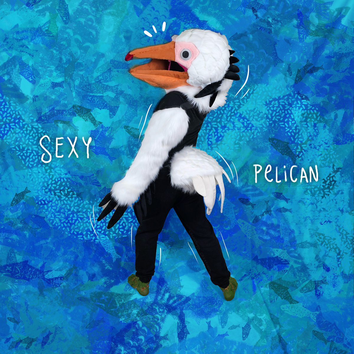 WATCH OUT! ITS A PELICAN! This hungry critter is ready to swoop in and have his fill out of some delicious fish! You can now just be a HUGE dumb bird. Only 1️⃣0️⃣0️⃣0️⃣ USD + shipping! Go bid at the link in my bio! #Fursuitfriday #avian #bigbird #birdsona