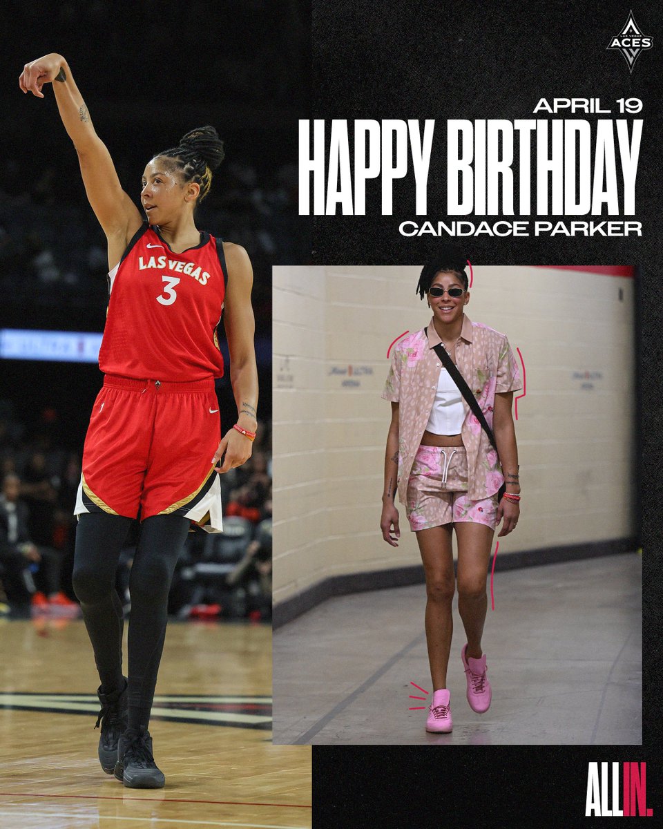 HAPPY BIRTHDAY, CANDACE 🎉 Aces fans, drop some birthday love for @Candace_Parker!