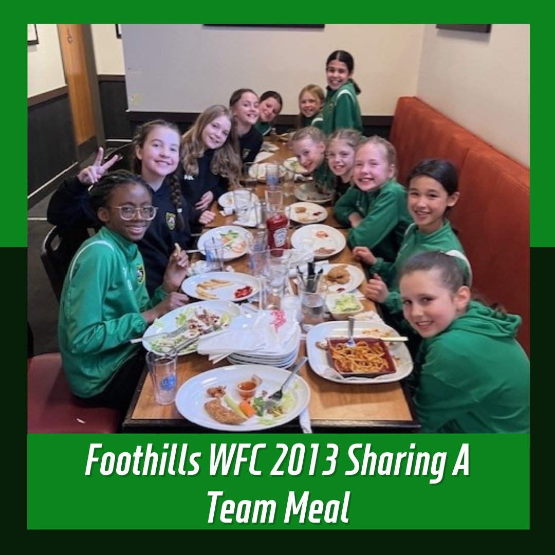Moments off the field are just as important as those on the field. The WFC 2013 team enjoyed a delicious meal together while participating in the Caledonia Cup. Thanks for sharing your 'Faces of Foothills' snapshots! ⁠