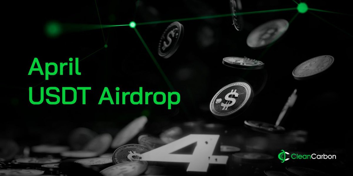 cleancarbon_io's tweet photo. The first April USDT #Airdrop totaling $2500 USDT has been distributed! 🤯

🎯 Hodlers, check your wallets on the BNB network! Remember to add USDT to your wallet.

Each eligible participant has received between 7.72 and 50.83 USDT 💰

👉 Notice: A minimum Carbo Score of 1.2 was required to qualify for this airdrop.

Thank you for your ongoing support! We appreciate it very much🙏

Stay tuned for more upcoming airdrops - the next one will be in $CARBO!