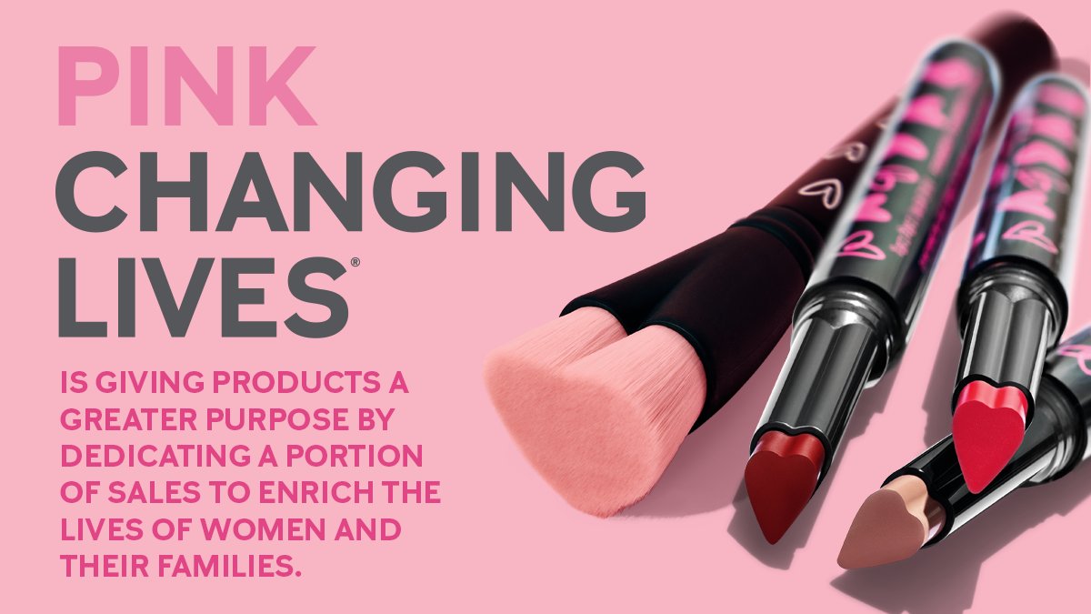 MaryKayGlobal's tweet photo. We’re giving products a greater purpose through our global cause marketing program, Pink Changing Lives.
Supporting women is the heart of our business; then, now, always.
#MaryKay #PinkChangingLives https://t.co/roop3Iu50t
