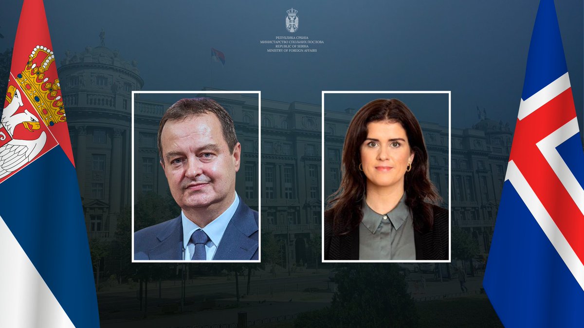 Sincere congratulations to @thordiskolbrun on her return to the post of head of @MFAIceland! We hope to cooperate in a constructive way to further strengthen relations b/w #Serbia and #Iceland - DPM/FM #Dacic. 🇷🇸🤝🇮🇸