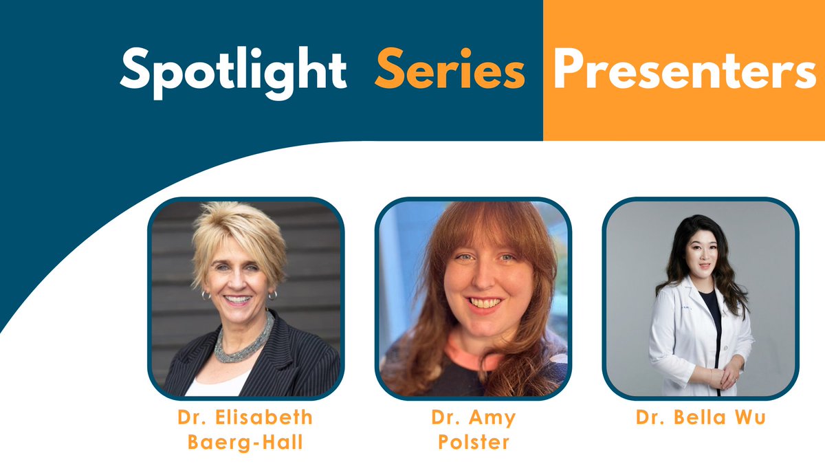 Exciting Announcement! Introducing our Spotlight Series speakers: Dr. Elisabeth Baerg Hall, Dr. Amy Polster & Bella Wu at our In-Person Physician Wellness Network Gathering on April 22nd from 5-8 pm at the Hyatt Regency, Vancouver BC. See you there!