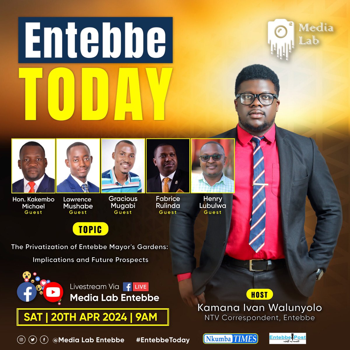 LMushabe's tweet photo. Tomorrow morning, we gonna be spikin english menhhh!! Donโt miss ๐ฅ๐
#MediaLabEntebbe
#EntebbeToday https://t.co/FXOZOYNmih