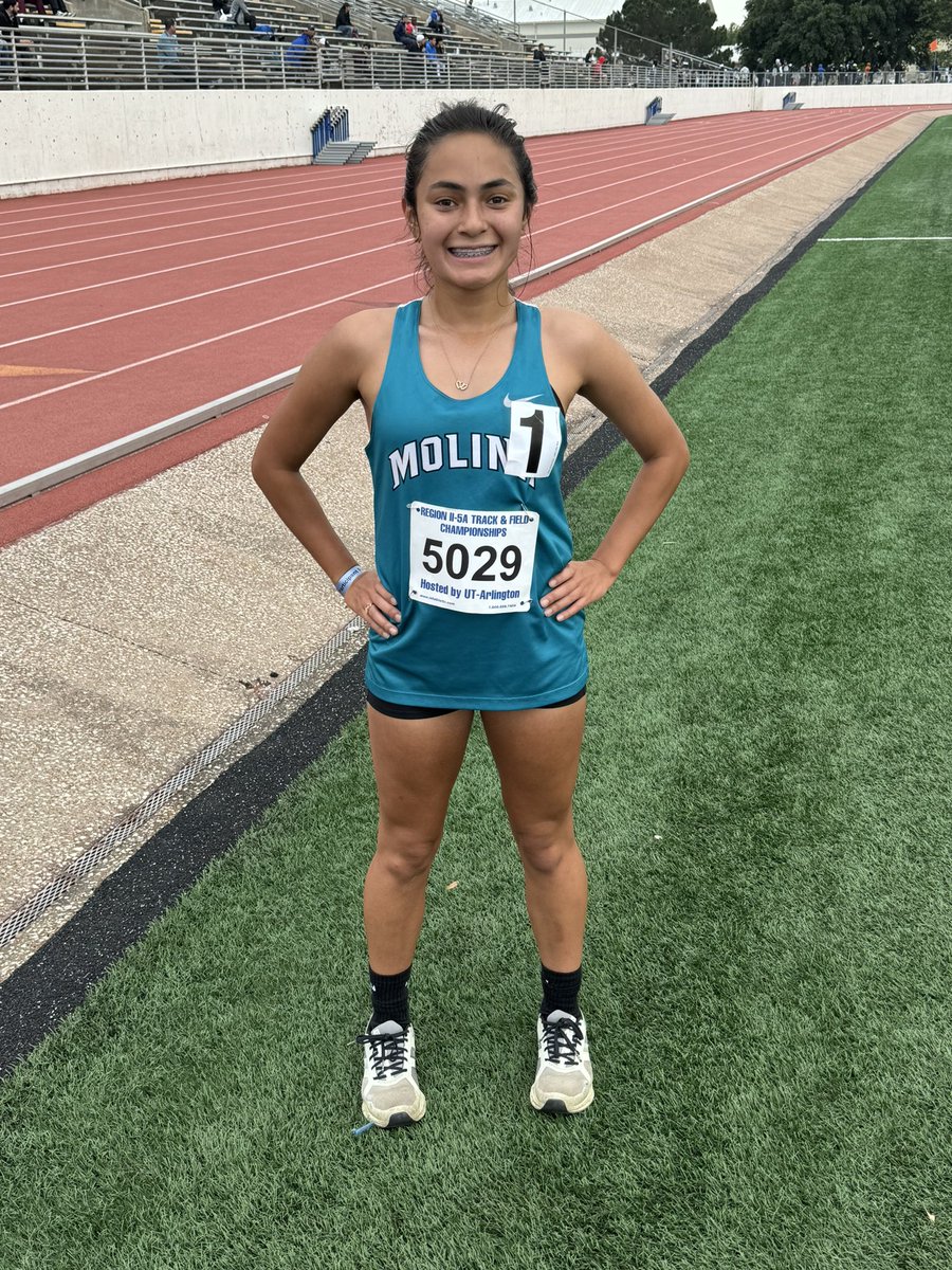 Congrats to Molina’s own Dani Bravo for competing today at the regional meet! Way to represent Go Jags! @dallasathletics @Coachbru3 @JacobNunez27 @MolinaHigh
