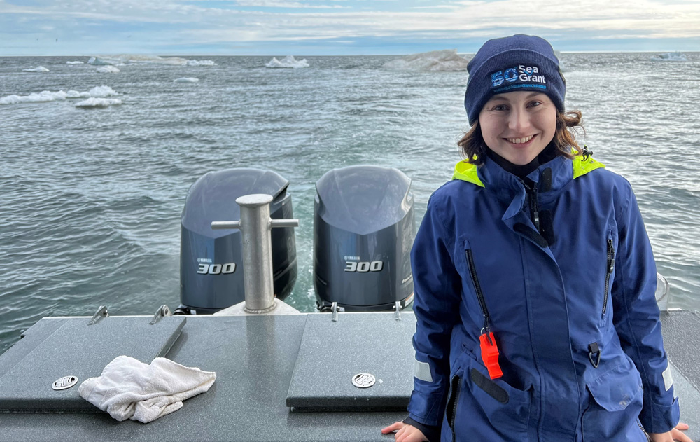 PhD student Emma Bullock studies the impacts of changing mineral levels in Arctic groundwater. “I can link it directly to communities in that region that are going to be impacted by the changes that we are seeing,” she says. mitsha.re/Fkv150Rk0ZJ