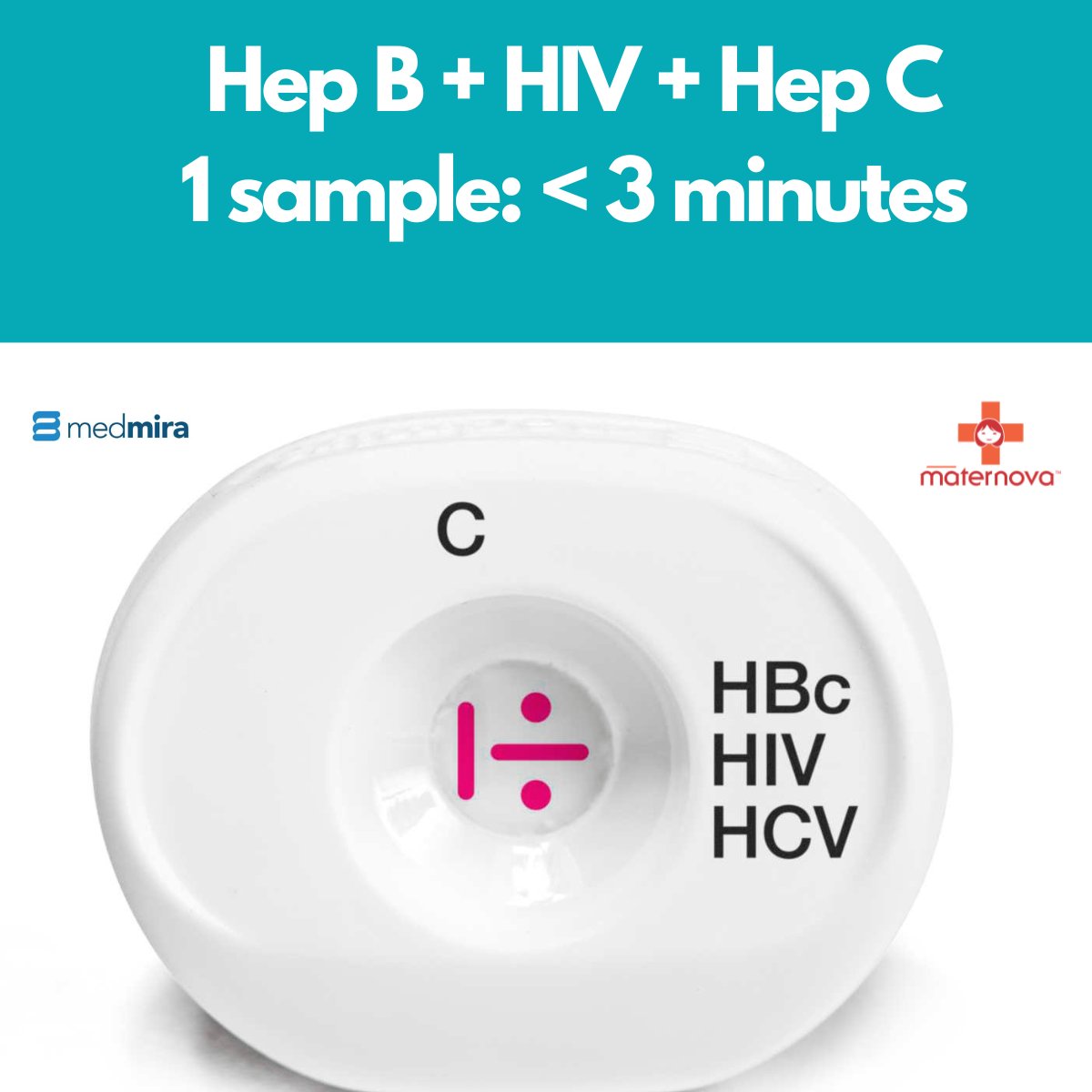 maternova's tweet photo. One sample, three minutes to the result. How about this impressive little multiplexed unit for design thinking at its best? #globalhealth #rapidtest #hepatitsC #HIV #HepatitisBinfo@maternova.net https://t.co/J6mWfFC3P8