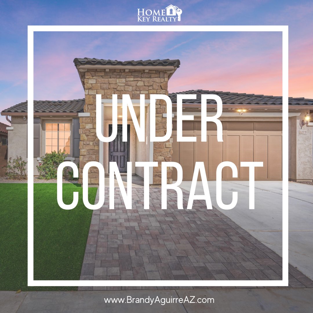 This Queen Creek home is now under contract 🥳 The buyers are taking advantage of the fact it’s only a few years old but already has beautiful landscaping and a new saltwater pool. They will close on the home just in time for summer 🏊‍♀️ 

#arizonarealestate