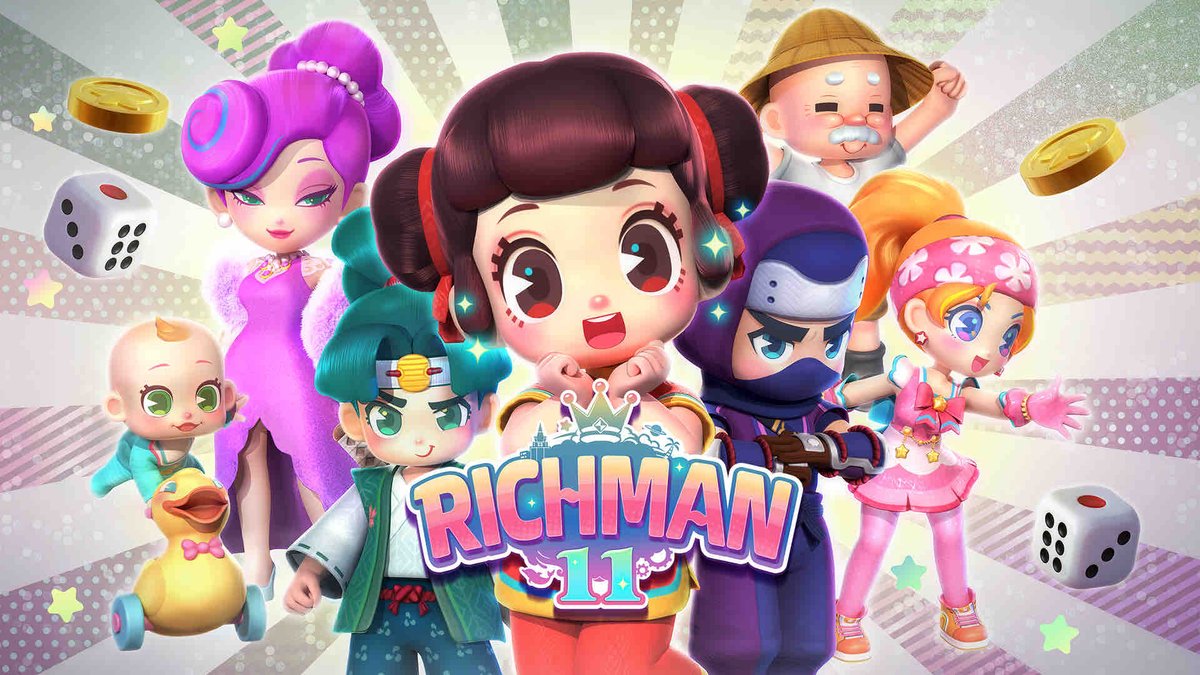 🏮 NEW RELEASE GIVEAWAY 🏮 This week we have codes for party game Richman 11 on PS5/PS4 and Xbox platforms! For a chance to win: ✅Follow ✅Repost ✅Tag a friend Drawing 11pm ET April 22nd On stream today (5pm ET) ow.ly/NLqQ50RivMK GAME INFO >> ow.ly/4z8450RivMJ
