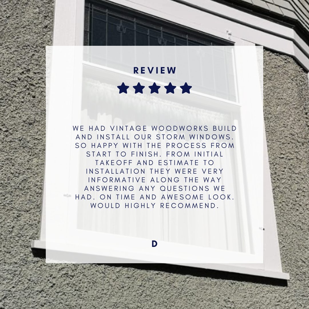 If you've recently worked with our Vintage Woodworks team, we'd be thrilled if you could take a moment to share your thoughts. Whether it's a few words or a detailed review, your feedback is invaluable to us! #madeincanada #woodwindows