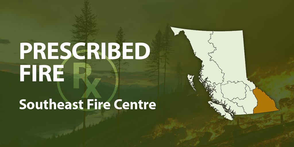 To help reduce the risk of wildfires, the #BCWildfire Service is supporting @CityofKimberley in conducting a prescribed burn in the Matthew Creek area. This burn is located approximately eight kilometres southwest of the #KimberleyBC and will cover up to 20 hectares.