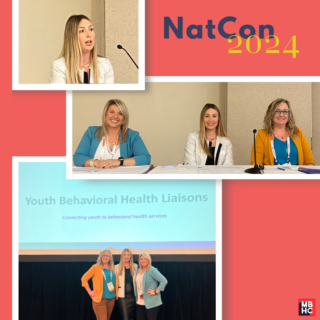 MBHC's Mikala Jungmeyer-Geiger, Jenn Johnson, @MentalHealthMO, and Phallin Thorton, FCC Behavioral Health, presented at #NatCon24 this week about the implementation, expansion, and impact of the YBHLs initiative. @NationalCouncil