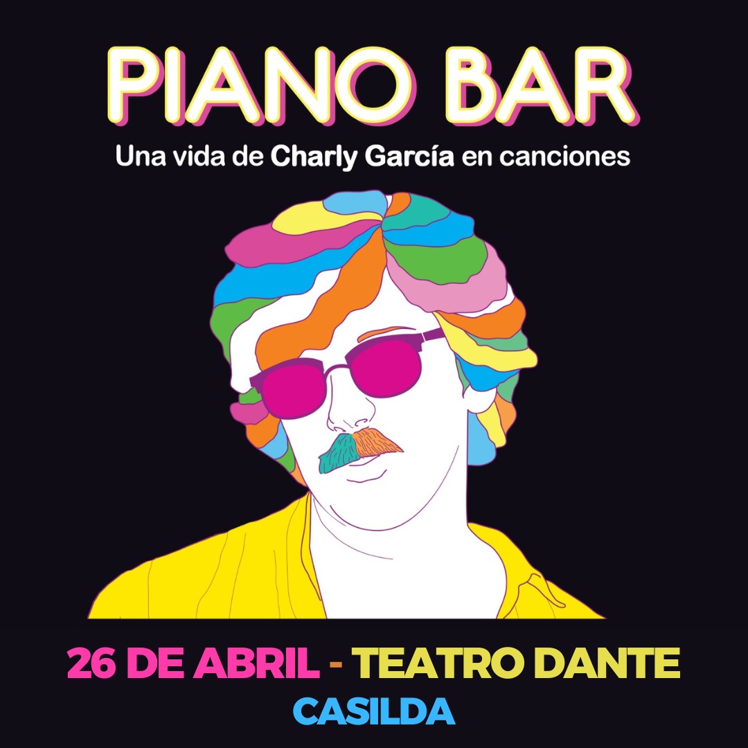 📣 Sigamos celebrando la vida y música de #CharlyGarcía! 🎶 Por primera vez, #PianoBar en #Casilda! 📅 Viernes 26 de abril - 21 hs 📌 Teatro Dante (Dante Alighieri 2250) 🎫 Tickets en boletería 📲 Venta online en starticket.com.ar starticket.com.ar/eventos/pianob…