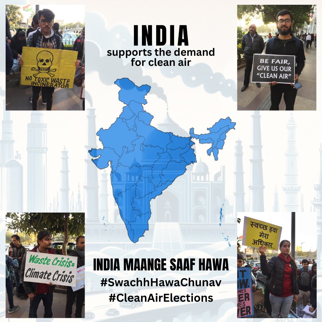 Please advocate for #SwachhHawaChunav #CleanAirElections in the upcoming elections with mothers across the country; After all it’s about all our children and their health and future💙 Visit website for more details⬇️ sites.google.com/view/mothersfo…
