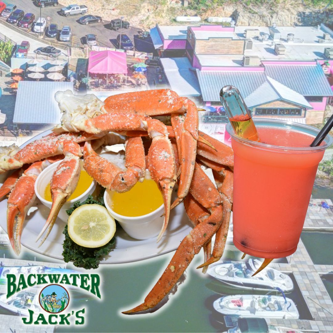 Feeling a little 'crabby'?🦀
Get yourself back to Backwater Jack's & let us fix that for you!😉
BackwaterJacks.com

#Seafood #CrabLegs #LakesideDining #LakeOfTheOzarks