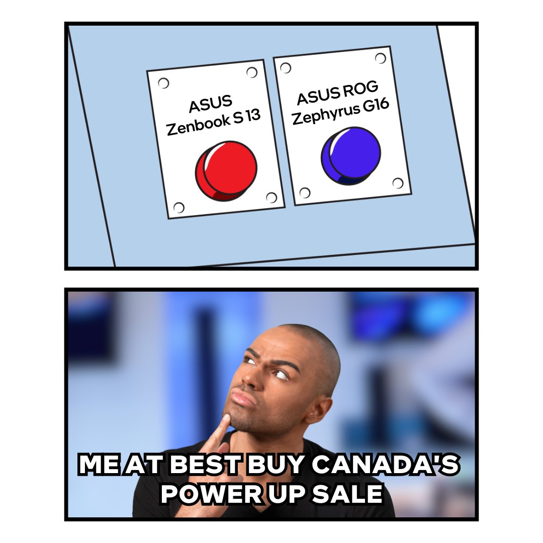 Decisions, decisions... the Power Up Sale is on now at @BestBuyCanada! 🔋 🆙 ✨ Choose from a range of #IntelCoreUltra AI PCs and experience your first laptop designed with AI in mind. You can't go wrong at this sale! 🎉 *Sale ends Sunday, April 21st