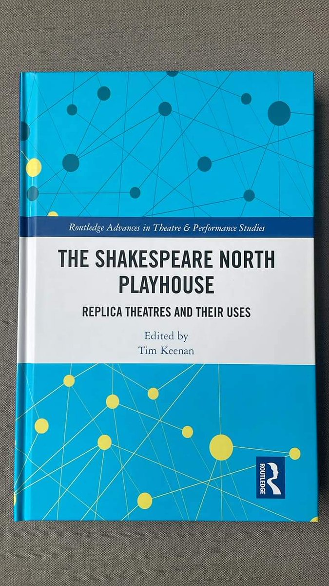 IldiSolti's tweet photo. New book just out, with yours truly on replica theatres as research instruments in PaR.
 Also @bencrystal  @OllyC58903412  alias Olly Crick, Jim Warren,  Oli Senton  &amp;  others, thanks to  Tim Keenan ! @schoolofnight @AGCStratford
#shakespeare  #earlymoderntheatre #globetheatre https://t.co/Y86CNzFmcu
