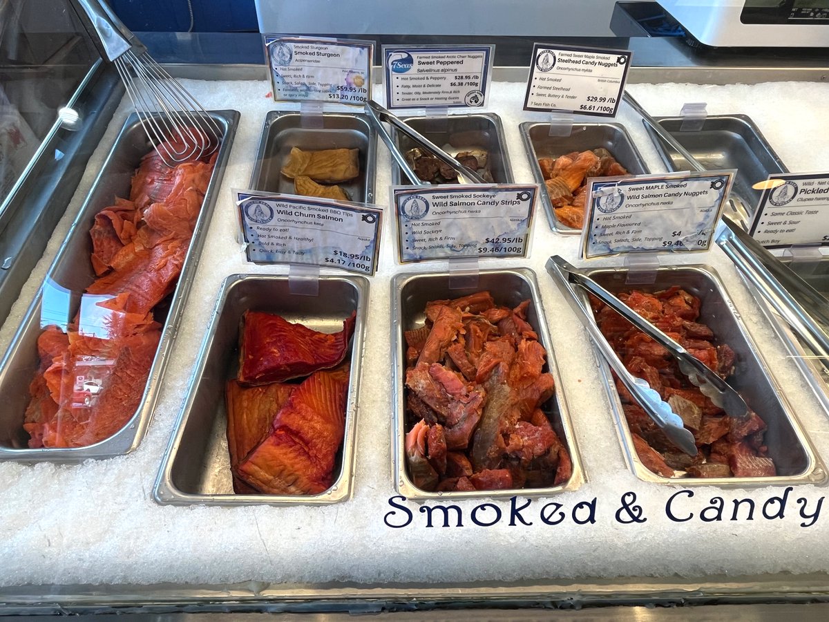 Perfect for snacking, appetizers, or incorporating into your favourite recipes, our smoked seafood selection is sure to impress! 

#7Seas
#7SeasFishMarket
#Seafood
#VancouverFoodie
#VancouverEats
#ShopWest4th
#ShopOnline
#Kitsilano