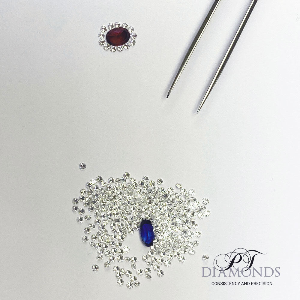 PTDiamondsInc's tweet photo. Picking halos for Ruby and Sapphire - just another day loving what we do!
#loosediamonds #ptdiamonds #diamonds #diamondwholesaler #wholesalediamonds #torontodiamonds #jewelry #jewelrydesign #torontojewelry #bling https://t.co/ZaWQ3mCJmm