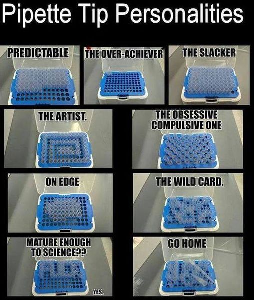 There are many types of pipette personalities... which are you?