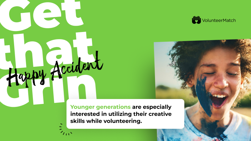 🎨 Tap into your Bob Ross creative side today! 🎨 Use our platform today to find creative volunteer opportunities #giveback #getthatgrin #dogood #makeadifference #volunteeropportunity #newfriends