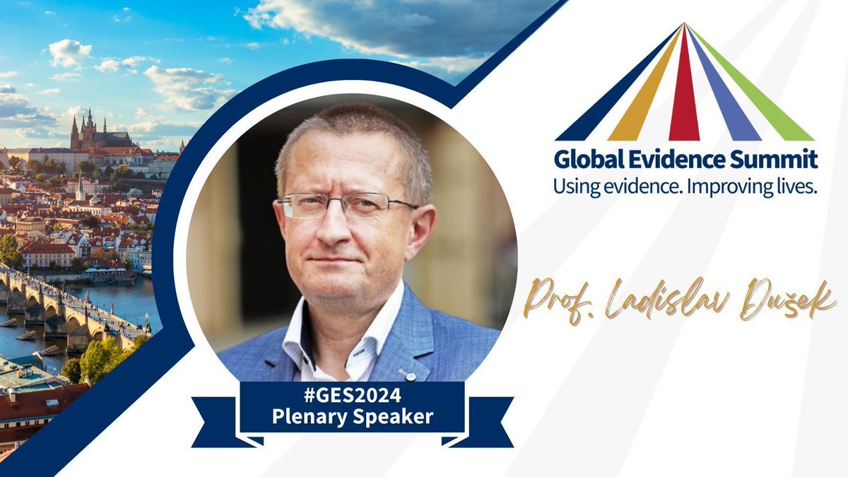 🎉 Professor Ladislav Dušek from the Czech Republic is joining us as a speaker for #GES2024 🎉 🤓 Learn more about this speaker: buff.ly/446mvJc