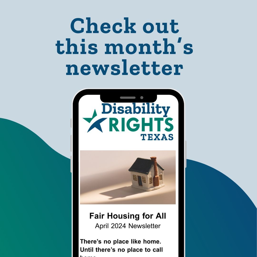 There's no place like home. April is Fair Housing Month. In our latest newsletter, learn about your housing rights and what to do if you face housing discrimination. Read the newsletter: conta.cc/3vVDOjC #FairHousing #DisabilityRights