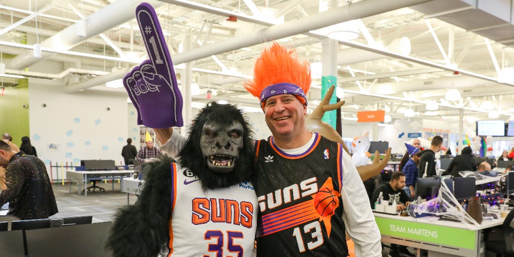 We're ready to cheer on the @Suns in the #NBA Playoffs. Let's go!