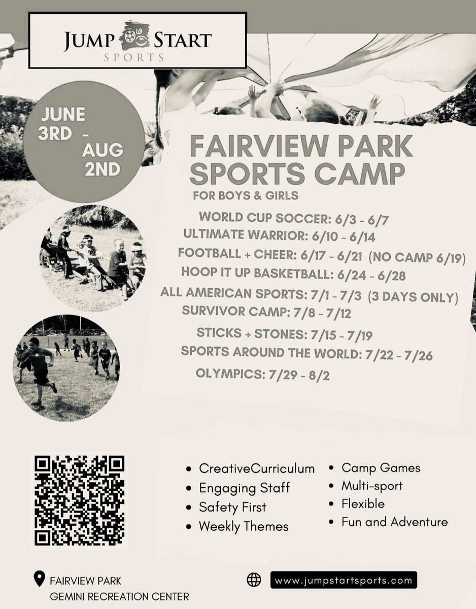 Gemini_Center's tweet photo. From the Tortured Parents Department of what to do with the kids this cruel summer…..

We know it all too well, so registration information on these and all Summer Programs can be found at https://t.co/AjqtCSgZVm. https://t.co/8Uc0HmqBcR
