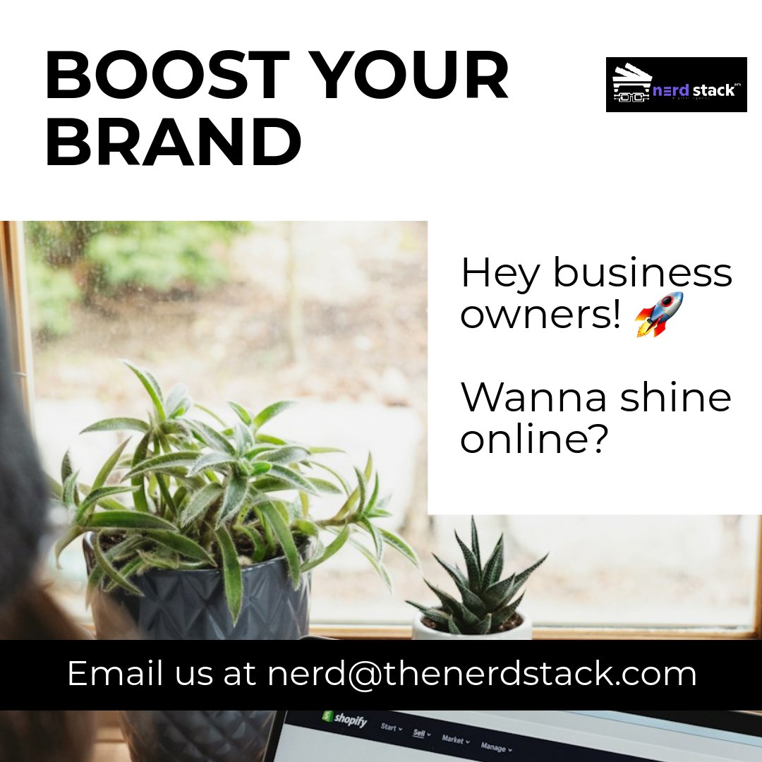 thenerdstack's tweet photo. Boosting your online presence is key. 🌐 Start with a killer website that's easy to use and looks great. Keep your content fresh and engaging to keep folks coming back. Don't forget SEO to climb those search engine ranks! 📈 Need a hand? 🤝 Email us at nerd@thenerdstack.com and https://t.co/dcXKzj7puO