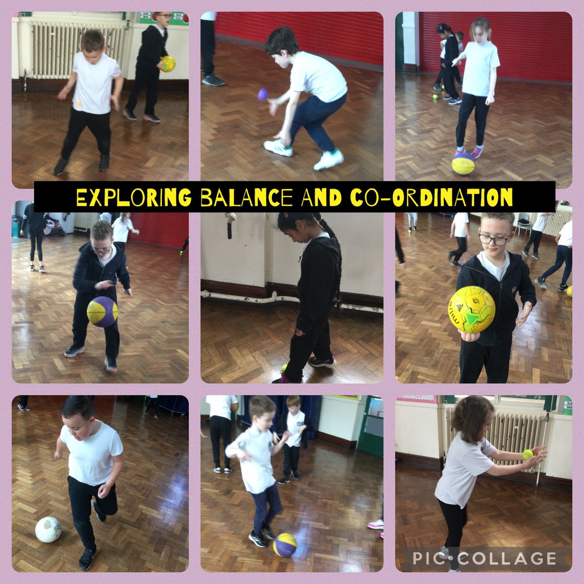 Today in PE we were exploring balance and co-ordination using different shaped and sized balls! 🏀🎾⚽️🏐 #Year3 #PE #Balance #Coordination @WarstonesP