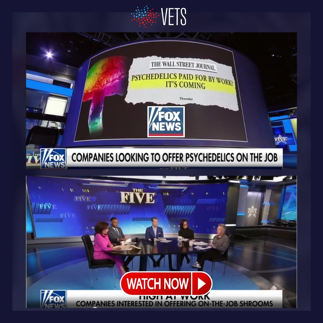 Did you miss this feature on Fox News? ‘The Five’ reacts to professionals turning to psychedelics to treat mental health. @Kennedynation mentions our Co-Founder @marcuscapone! Tune in now! @FoxNews foxnews.com/video/63508070…