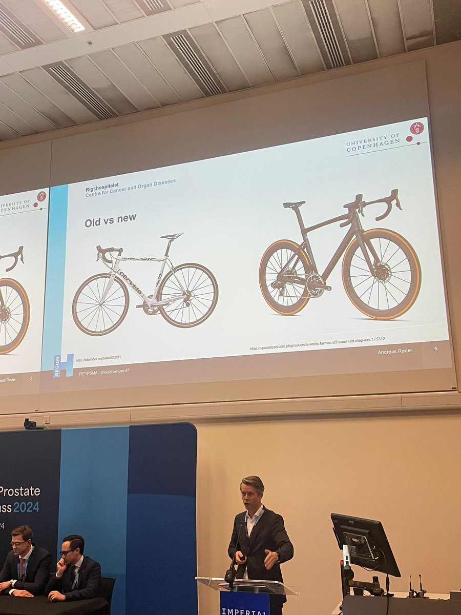 Would you go back to your Nokia when you have an iPhone? Or back to Hubble from Webb? Another excellent talk from @andreasroder1 urging caution in changing our treatment decisions based on PSMA PET #ipmasterclass24 Someone buy Prof Røder a new bike!