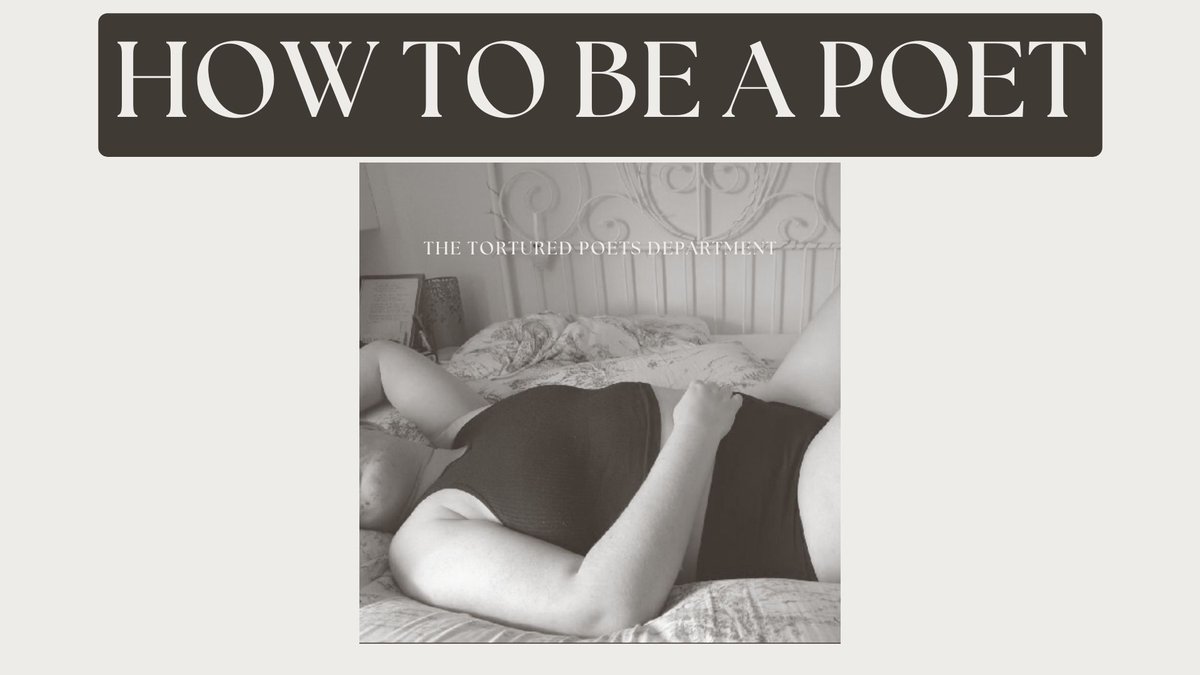 Josie Alford (@josiealfordpoet) on Twitter photo Happy <a href="/taylorswift13/">Taylor Swift</a> Album Release Day to those who celebrate. Here is a silly video on how to be a poet according to the internet!
The Tortured Poets Department | How To Be a Poet: *Capitalism Edition*
youtu.be/ujDrUgTDz0k #torturedpoetsdepartment Happy <a href="/taylorswift13/">Taylor Swift</a> Album Release Day to those who celebrate. Here is a silly video on how to be a poet according to the internet!
The Tortured Poets Department | How To Be a Poet: *Capitalism Edition*
youtu.be/ujDrUgTDz0k #torturedpoetsdepartment