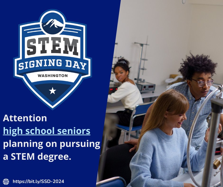 Part4Learning's tweet photo. Calling all HS seniors!
If you’re headed to a college or university with STEM on your mind, @BoeingWA wants to celebrate your future! Apply to be a part of #STEMSigningDay!
The deadline to apply is April 28: https://t.co/QtO34pljJD https://t.co/4BeXbi6xGb