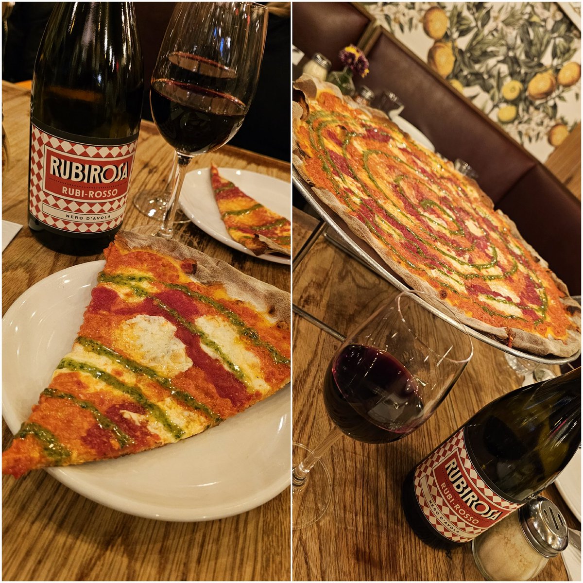 andykunzmann's tweet photo. Tie DYE pizza at Rubriosa, so good!
Thanks for the recommendation @kellarussell
#NYC #pizza #SoHo https://t.co/SKXxCs0Njm