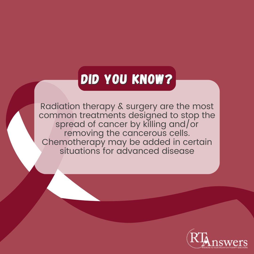 Did you know? 💡 Radiation & surgery are the most common treatments for head & neck cancers. Learn more on how #RadiationTherapy is used to treat head & neck cancers by visiting our website ow.ly/AVQP50Rgv1z 

#HeadandNeckCancerAwarenessMonth #HeadandNeckCancer