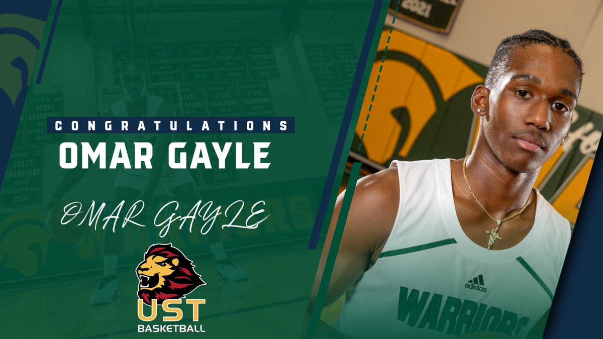 🏀 Join us in congratulating Omar Gayle as they sign with UST to play basketball! Your skills and hard work have earned you this opportunity, and we're excited to see you shine on the court as a Celt! #SigningDay #GoCelts 🌟🎉
