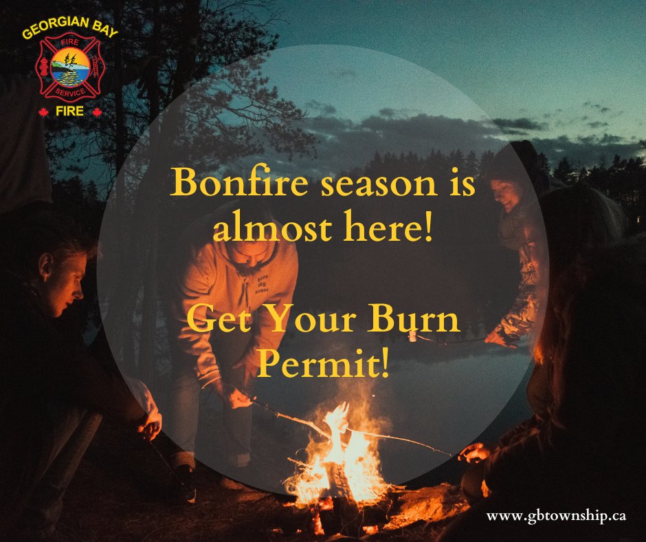gbtownship's tweet image. 🌻Spring has sprung, and bonfire season is upon us! Get Your Burn Permit today! 🔥

Apply here 👉forms.gbtownship.ca/Burn-Permit-Ap…

#BurnPermit #GeorgianBay #StaySafeGB